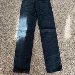 NWOT Lands' End Classic Straight Dark Rinse Jeans